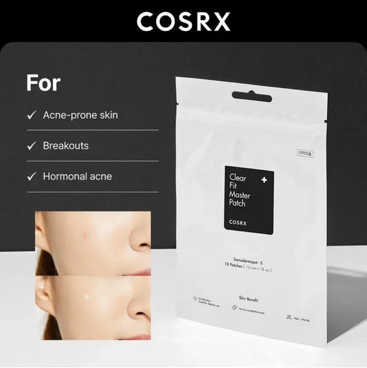 COSRX Clear Fit Master Patch 18 Patches UK | Hydrocolloid Spot Treatment for Pimples