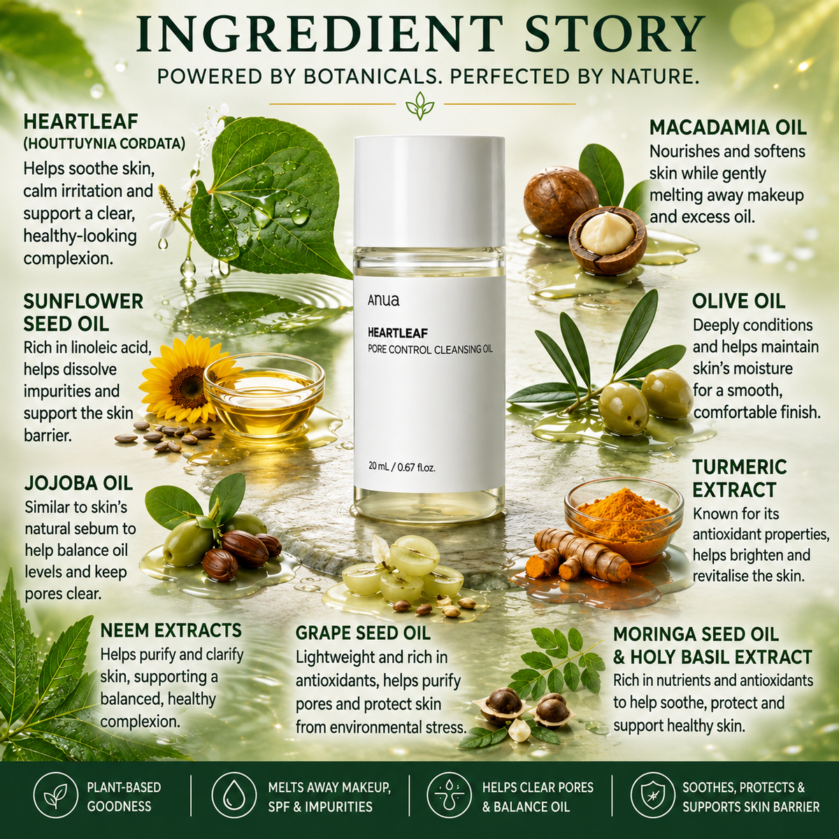 ANUA Heartleaf Pore Control Cleansing Oil · 20ml