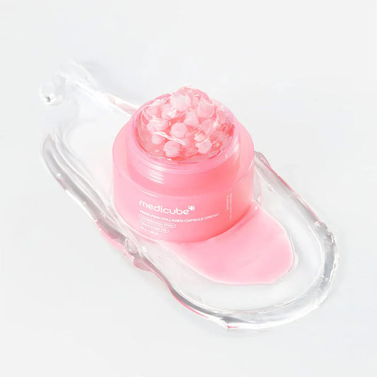 Medicube PDRN Pink Collagen Cream 55g UK | Skin Firming Anti-Ageing Moisturiser