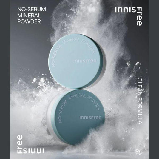 Innisfree No Sebum Mineral Powder 5g UK | Oil Control Setting Powder