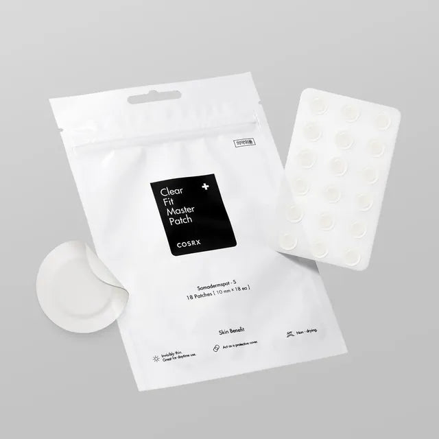 COSRX Clear Fit Master Patch 18 Patches UK | Hydrocolloid Spot Treatment for Pimples