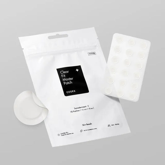 COSRX Clear Fit Master Patch 18 Patches UK | Hydrocolloid Spot Treatment for Pimples