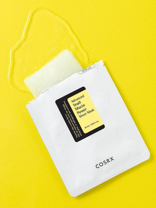 COSRX Snail Mucin Sheet Mask Hydrating Repair Mask UK | Glass Skin Treatment