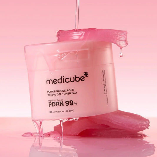 Medicube PDRN Pink Collagen Toning Gel Toner Pad 70pads
